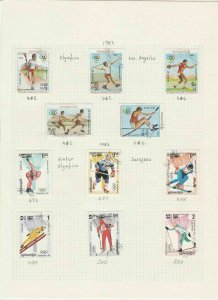 cambodia kampuchea 1983/87  stamps page ref 18366