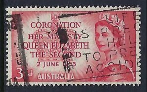 Australia 259 VFU QEII CORONATION CH1-24-6