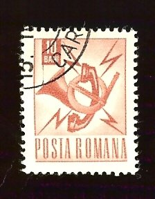 Romania #1968 10b Communications - CTO