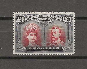 RHODESIA 1910/13 SG 165 family MINT