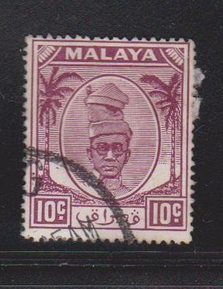 PERAK Scott # 111 Used - Sultan Issue