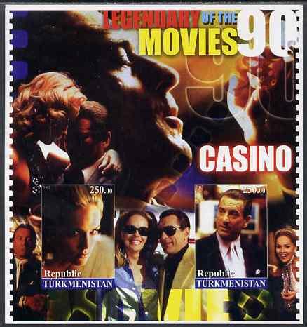 Turkmenistan 2002 Legendary Movies of the '90's - Casino,...