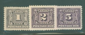 Canada #J1/J4v Unused