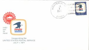 #1396 RI, Westerly 7-1-71 USPS FDC