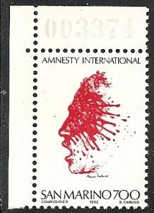 SAN MARINO 1036 MNH 1982 Amnesty Intl. Cong. Anniv.