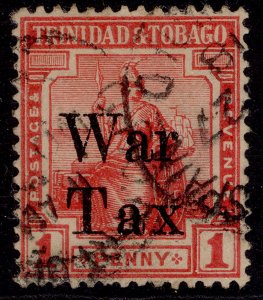 TRINIDAD & TOBAGO GV SG189, 1d scarlet, FINE USED. Cat £28. CDS