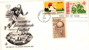 #1381 Centennial of Baseball 3 stamp combo – Artcraft Cachet  SCBL