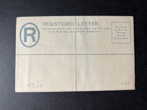 Mint British East Africa Protectorate Registered Letter Postal Stationery
