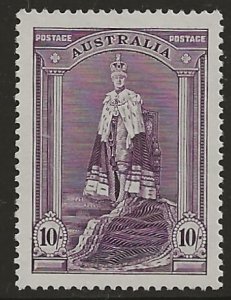 Australia 178  1938  10 sh  XF  mint  Hinged