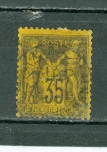 FRANCE  1878   PEACE & COMMERCE   #94 TYPE 2 USED NO THINS...$35.00