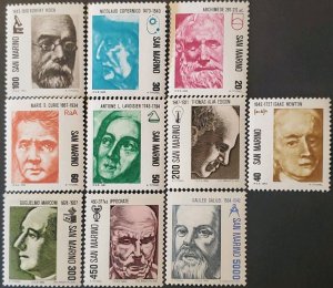 DH)1944, SAN MARINO, PIONEERS OF SCIENCE, ROBERT KOCH, 1843-1910, NOBEL