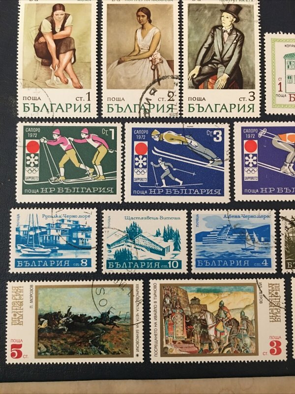 Bulgaria 1971,Sc#1950-3,1996,space Station,soccer, Workers,skiing,painting,Nenov