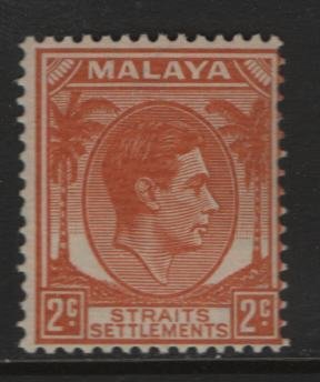 STRAITS SETTLEMENTS, 239A, MNH, 1937-41, GEORGE VI