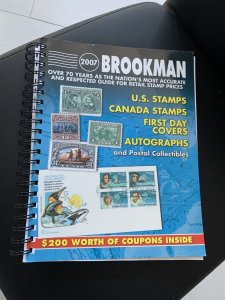 2007 Brookman Stamp Autographs 1st Day Catalog