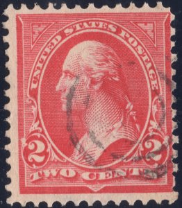 1894 2cent carmine Washington Ty III  SC252