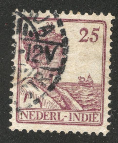 Netherlands Indies  Scott 126 used  from 1912-20 set