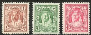 Jordan Scott 169-70,174 - 1934 King Abdullah - SCV $5.25