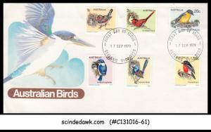 AUSTRALIA - 1979 Australian BIRDS / BIRD DEFINITIVE - 4V - FDC