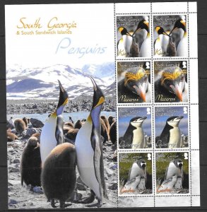 S.GEORGIA&S.SANDWICH SGMS514 2010 PENGUINS MNH