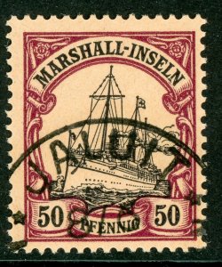 Marshall Islands 1901 Germany 50 pfg Sc #19 VFU O94