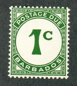 Barbados J7 Postage Due Mint Hinged single