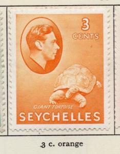 Seychelles 1938-49 Early Issue Fine Mint Hinged 3c. 216318