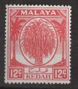 Malaya-Kedah # 70  Sheaf of Rice 12c   1952   (1) Mint NH