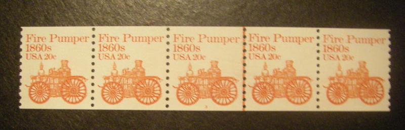 Scott 1908, 20 cent Fire Pumper, PNC5, #3, MNH Beauty