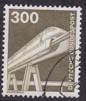 Germany # 1191, Electric Railroad, Used, 1/3 Cat.