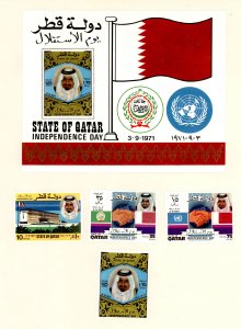 Qatar #317-320a  Single (Complete Set)