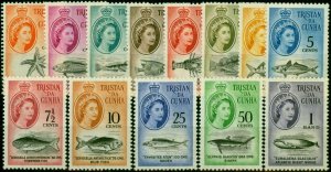 Tristan Da Cunha 1961 Set of 13 SG42-54 V.F MNH