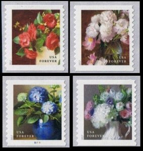 2017 US STAMP - Flowers from the Garden-Forever Single PNC-Scott 5233-5236