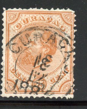 Netherlands Antilles # 5, Used. CV $ 9.50