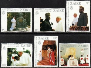 Zaire Sc #1013-1018 MNH