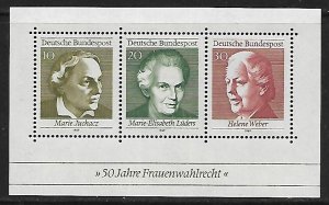 Germany # 1007 - Womans Suffrage - SS - MNH....{KBl3}