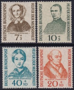 Germany 1955 Sc B344-7 set MLH*