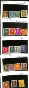 Germany, Postage Stamp, #366-384 Used, 1928-32 (BA)