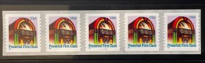 US PNC5 25c Jukebox Presorted Stamp Sc# 2912B Plate 111111 MNH