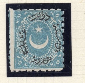 Turkey 1871-72 Perf 5-11.5 Fine Mint Hinged 5P. Flaw Below Crescent 319690