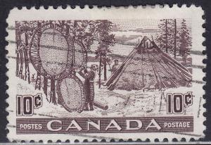 Canada 301 Drying Animal Hides 1950