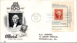 FDC 1947 SC #948 Artcraft Cachet - New York, Ny - Single - F64964