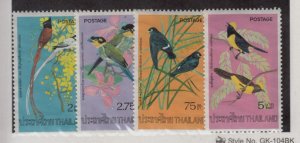 Thailand Sc 727-30 NH issue of 1975 - Birds 