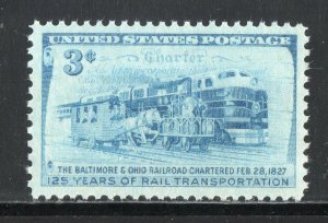 1006 * B & O RAILROAD *   U.S. Postage Stamp  MNH