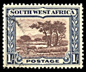 South West Africa 115a, used, The Bushland