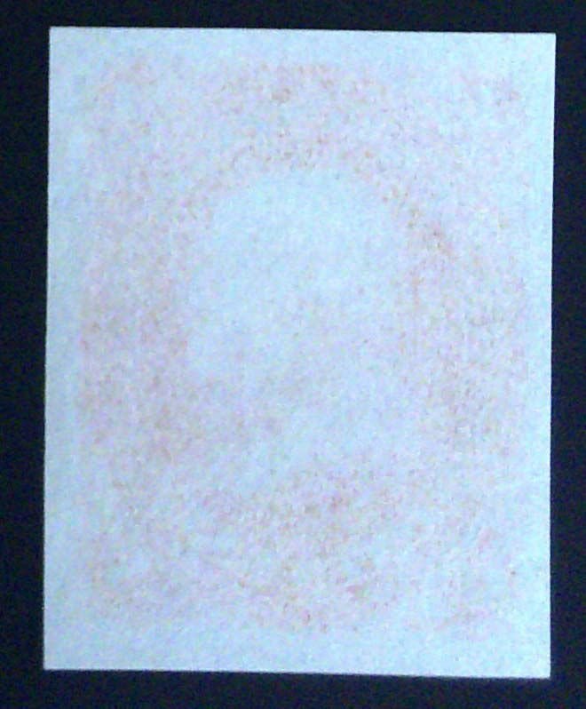 Scott #63TC5c - 1c Deep Red Orange - Franklin - Plate on wove paper - 1861