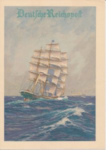 Telegram Germany 1931 - Schmuckblatt Telegramme Sailing ship - Ocean Liner - Su