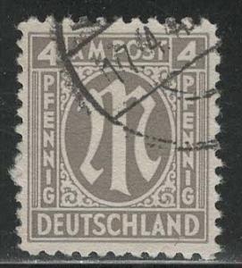Germany AM Post Scott # 3N3a, used