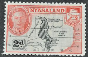 DYNAMITE Stamps: Nyasaland Scott #71  USED