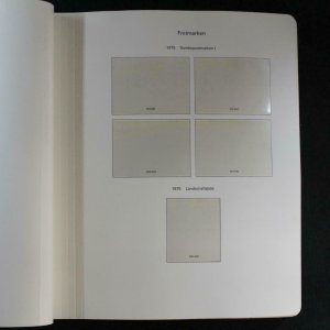 Switzerland Stamp Collecting Album Empty Hingless