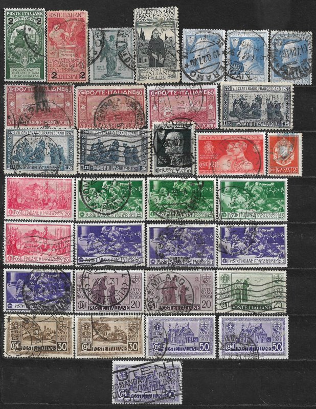 COLLECTION LOT OF 33 ITALY 1913+ CLEARANCE CV + $41